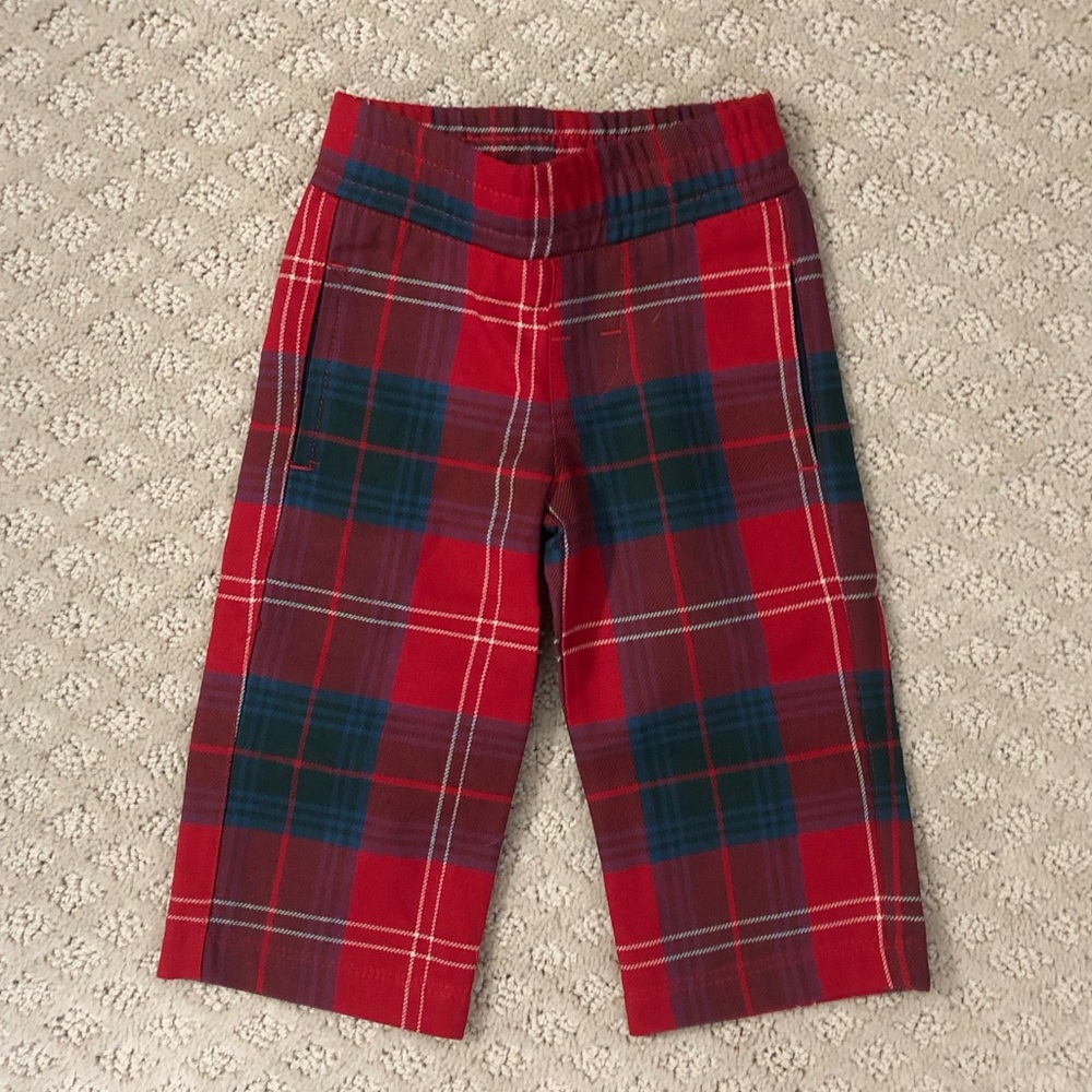 Beaufort Bonnet (TBBC) boys tartan pants - size 0-6 months